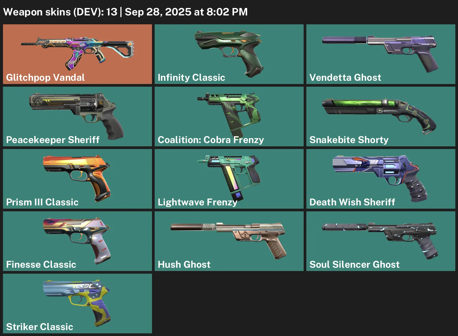 ASIA/SEA/OCE | 13 Skins | Glitchpop Vandal | Ranked Ready | Level 20+ | Full Access/Data Change | No Bots/Cheats | Instant Delivery